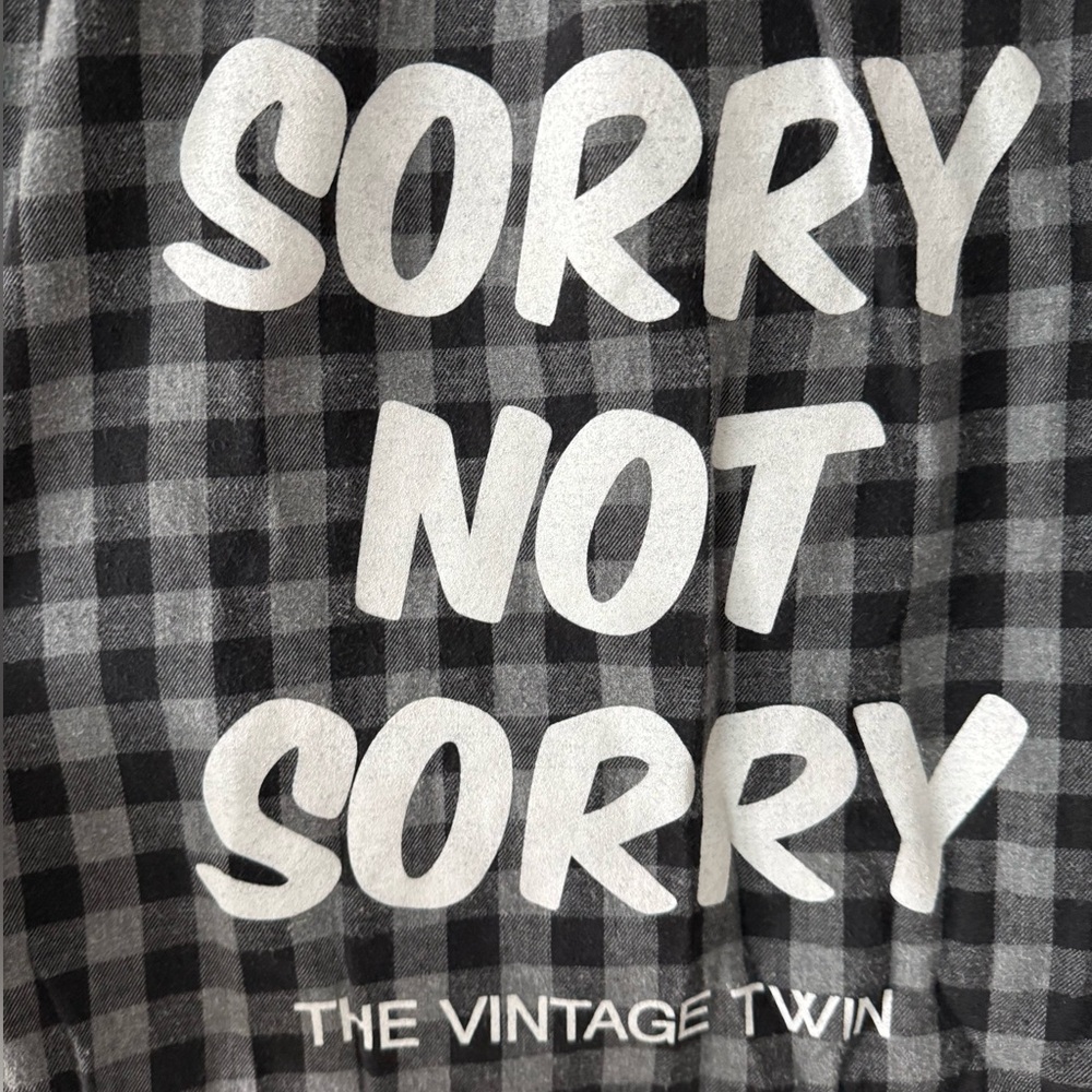 Vintage twin: Vintage flannel sorry not sorry